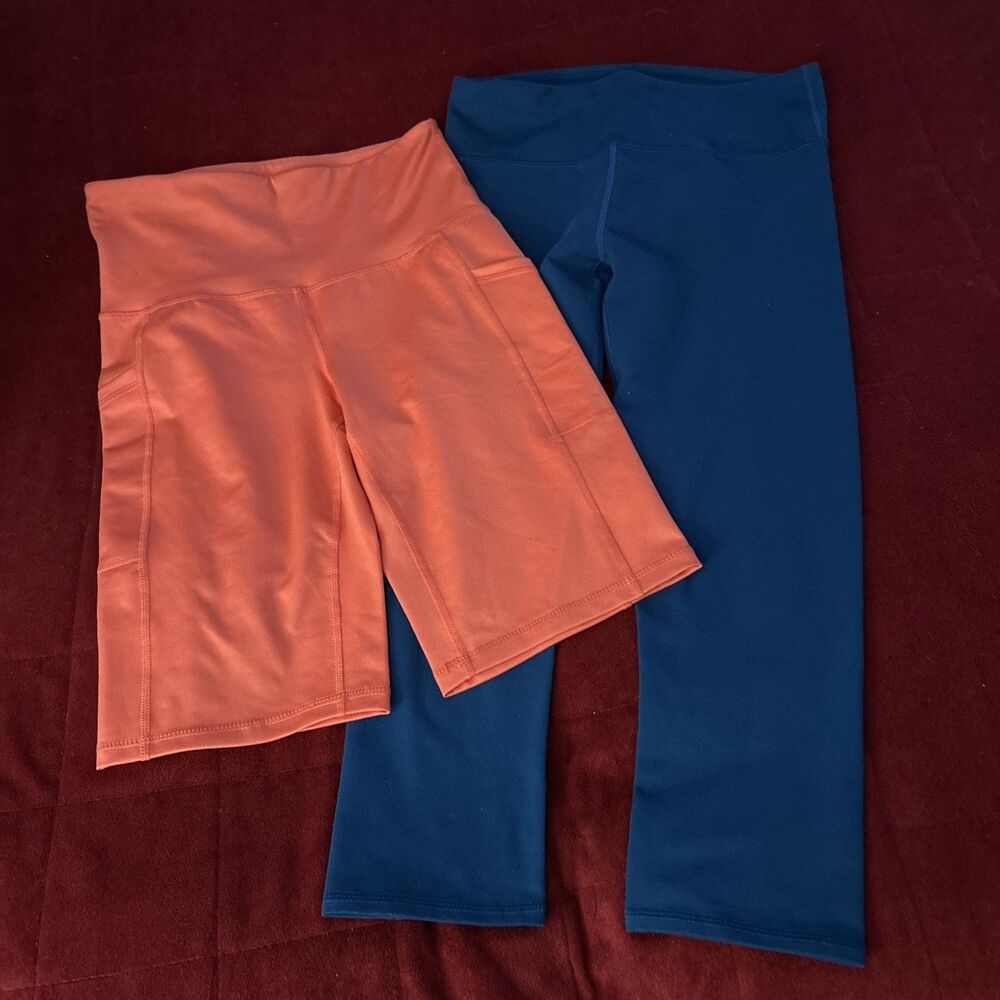 2pc 1 Ideology Shorts And 1  Turq 3/4 Legging